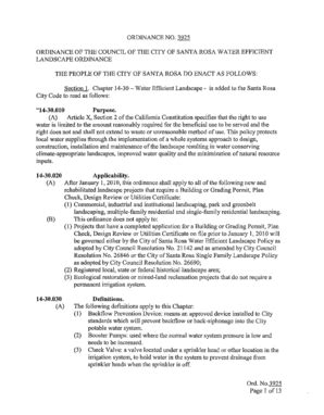 santa rosa city ordinances